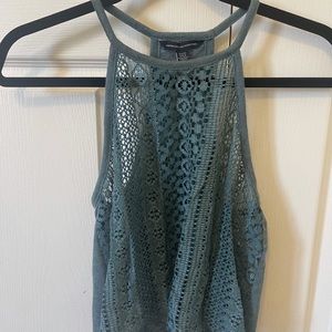 American Eagle crochet tank
